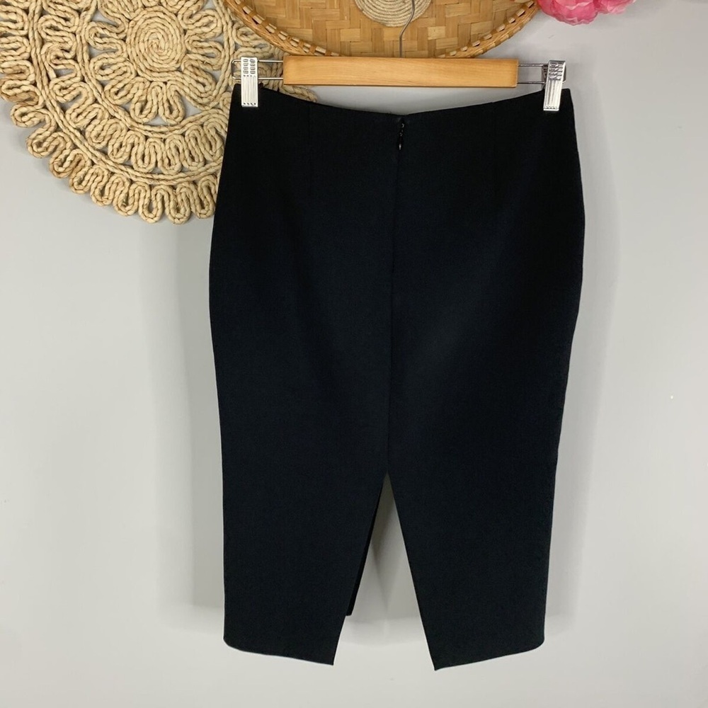Babaton Zayan Pencil skirt fully lined double slit size 6 black - Picture 4 of 17
